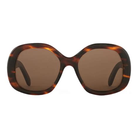 celine round havana sunglasses|Celine original sunglasses.